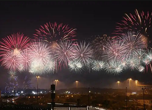 秦皇岛焰火晚会